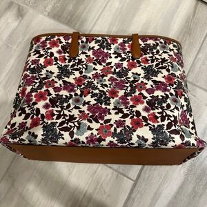 Tory Burch Large Multicolor Floral Tote